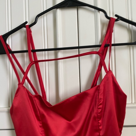 Oh Polly Red Dress - Picture 3 of 6